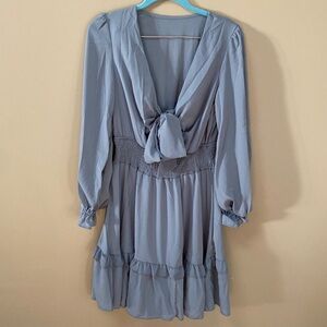 DRESS | dusty blue